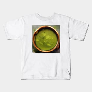 Matcha Green Tea Japanese Kids T-Shirt